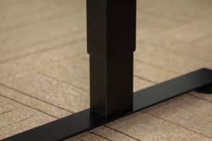 ऊंचाई-समायोज्य विद्युत नवीनतम तीसरी पीढ़ी की एकल-मोटर धातु तालिका फ्रेम सहित तालिका शीर्ष कंप्यूटर डेस्क - Product Image 6