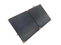 Panneau solaire portable pliable MECO F 100W, module PV 100W pour le camping, la station d'alimentation extérieure
