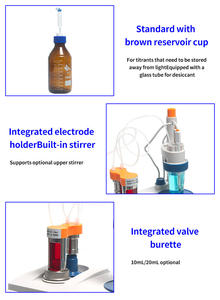 CHINCAN Ti-50 titrateur potentiométrique numérique appareil de titrage automatique de l'eau potentielle écran tactile 1 an pour une utilisation en laboratoire - Product Image 5