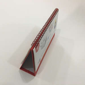 Calendario de escritorio con logotipo personalizado CMYK <span class=keywords><strong>365</strong></span> días espiral mensual sin fecha soporte de autocuidado Calendario de mesa abatible - Product Image 4