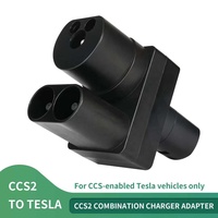 Werkseitige Versorgung DC Fast CCS Adapter CCS2 zu Tesla Ccs zu Tesla 200a Ladegerät für Tesla American zu European Standard Ev Steck verbinder