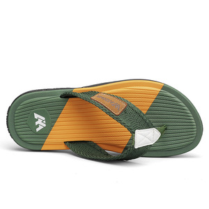 Chanclas de hombre con suela gruesa y plataforma, antideslizantes, cómodas, para verano, exteriores, hogar, playa, informales. - Product Image 5