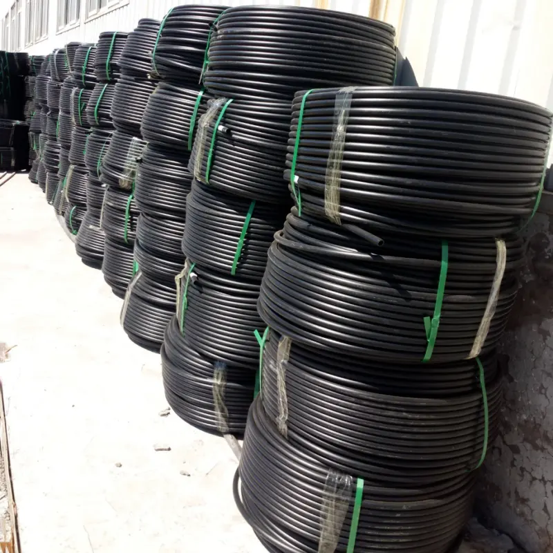 100 미터 롤 40mm hdpe 파이프 pn25 검은 플라스틱 물 물 Hdpe 롤 파이프 가격 물 공급