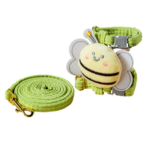 Harnais de promenade pour chat, réglable, design de dessin animé, pour la sécurité des chats en extérieur, laisse incluse - Product Image 5