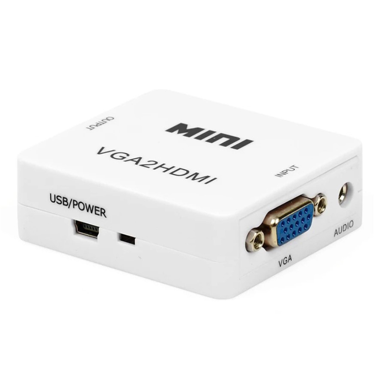 Adaptateur Mini VGA2HDMI VGA vers HDMI 1080P, convertisseur Vga vers Hdmi, bon marché