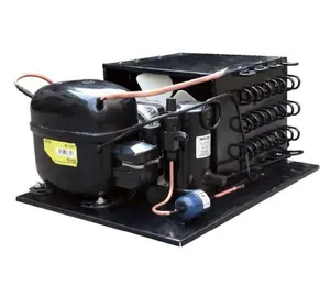 1/3HP R404A R290A 110V 60HZ Compressor Small Refrigeration Condensing Unit for Refrigerator Freezer Parts With Condenser Coils