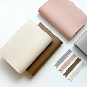 Korean-style minimalist PU leather <b>notebook</b> cover, high-value diary cover, portable, detachable <b>notebook</b> protective cover - Product Image 4