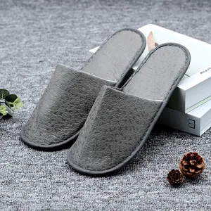 5 Star Hotel Disposable Slippers Custom Luxury Soft Slipper With Logo Support Customization For Guest Room And Spa