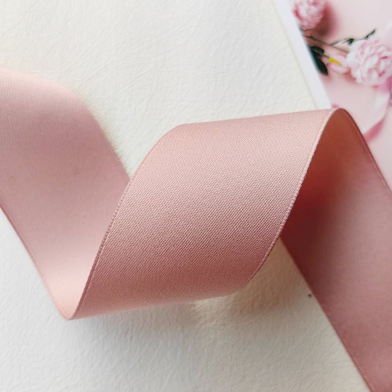 Organic Cotton Satin Ribbon Custom Printing Zero-Waste Luxury Packaging & Craft Ribbon