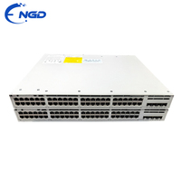 Switch de Red PoE+ Avanzado de 48 Puertos con Uplink SFP+ de 10G para AP Inalámbricos, Teléfonos IP, Seguridad y LAN Empresarial C9300L-48P-4X-A