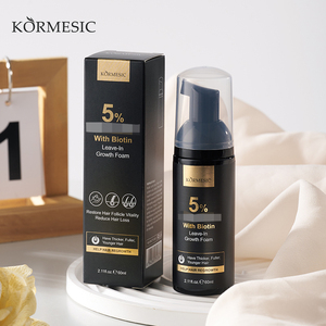 KORMESIC Marque Privée OEM 60ml Shampoing Mousse Croissance Capillaire à la Biotine Sans Rinçage Nourrissant Réparateur Anti-Pelliculaire Anti-Chute - Product Image 1
