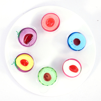Halal 3D Popping Fruitig Aroma's Gevulde Ballenvormige Meerkleurige Gummy Candy Flesverpakking Aanpasbaar Chinese Fabriek Beschikbaar