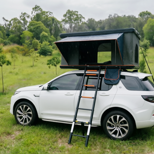 Carpa de Techo Ultra Delgada para Overlanding, Carpa de Techo Rígida de Aleación de Aluminio Impermeable para <span class=keywords><strong>4</strong></span> Personas con Escalera para Exteriores - Product Image 4