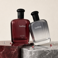 Flacon de parfum de luxe vide en gros, 100 ml, personnalisable avec logo couleur, de qualité supérieure, par Anding Stock