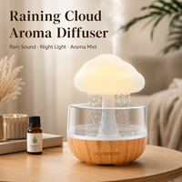 Diffuseur d'huiles essentielles électrique en forme de nuage de haute qualité, faible MOQ, humidificateur en forme de nuage pour hôtels et usage domestique