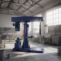 Mezclador Industrial de Doble Eje de Acero Inoxidable FDG, Mezcladora Neumática de Alta Velocidad para Productos Químicos, Producción de Pintura