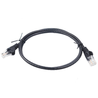 Cable de Conexión Recto Cat6 UTP con Cubierta de PVC PE y Conductores de CCA para Redes Informáticas, Comunicación LAN RJ45
