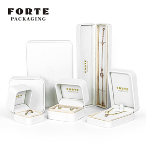 FORTE Custom PU <b>Gift</b> Jewelry Package <b>Box</b> Jewellery Wholesale Bracelets Necklace <b>Earrings</b> Ring <b>Box</b> Packaging Leather Jewelry <b>Box</b> - Product Image 4