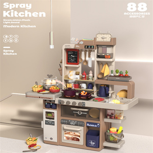 HW-Ensemble d'outils de cuisine pour fille, jouets maison de jeu préscolaire, kit de <span class=keywords><strong>docteur</strong></span> pour animaux de compagnie, sac à dos pour chat et chien, ensembles pour enfants - Product Image 3