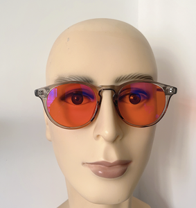 Gafas con Filtro de Luz Azul para Dormir Mejor y Aliviar la Migraña, Protección de Pantalla con Lentes Color Ámbar Naranja, Anti-Fatiga Ocular, CR39, Doble Recubrimiento AR - Product Image 3