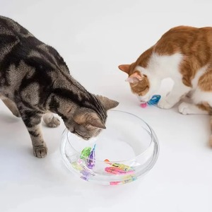 Jouet pour chat, poisson robot interactif à LED, jouets de pêche électriques lumineux, stimulent l'instinct de chasse des chatons, produit pour animaux de compagnie - Product Image 5