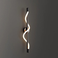 Lampe murale en cuivre simple et moderne personnalisée VH Source de lumière LED pour la maison et l'hôtel Art décoratif Atmosphère