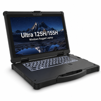 Portátil Robusto de Alto Brillo de 1000nits, 14/15.6'', Windows 11 Pro, Intel Core Ultra 5/7, IA, Computadora Industrial para Exteriores