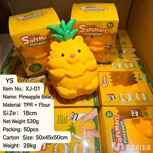 Ours Ananas Géant à Presser, Jouet Sensoriel Doux, Outil Anti-Stress Malleable, Cadeau, Vente en Gros Directe Usine - Product Image 2