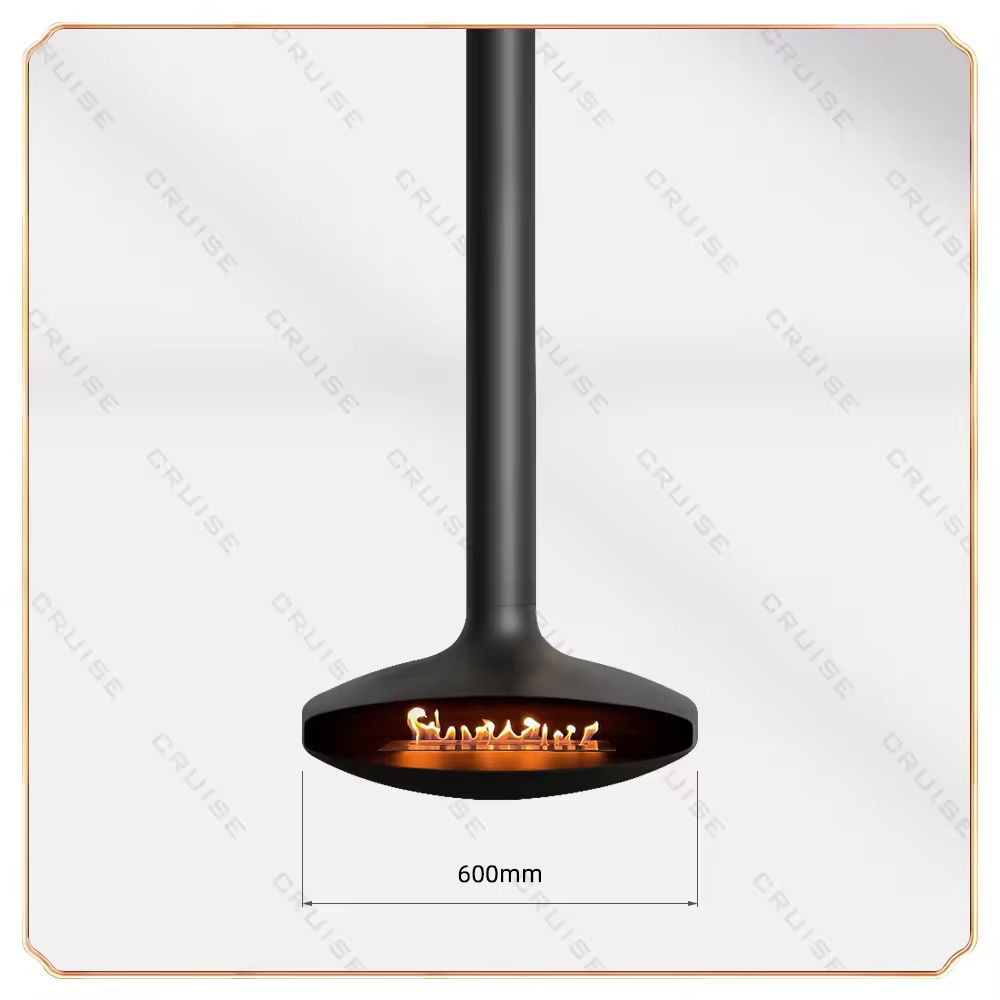 UFO-cheminée à l'éthanol-600mm