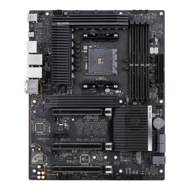 As Pro WS X570-ACE AMD AM4 Server Motherboard DDR4 ATX Form Factor SATA Ports 128GB M.2 Four New