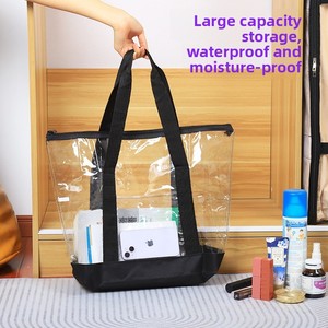 Bolso Transparente de PVC, Plegable, para Playa y Natación, de Gran Capacidad, Impermeable, Portátil, para <span class=keywords><strong>Vacaciones</strong></span> - Product Image 3