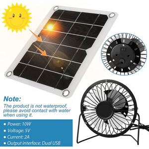 New Arrival <b>Solar</b> Powered Electric <b>Fan</b> Stand Cool <b>Solar</b> Camping <b>Fan</b> with <b>Solar</b> Panel - Product Image 2