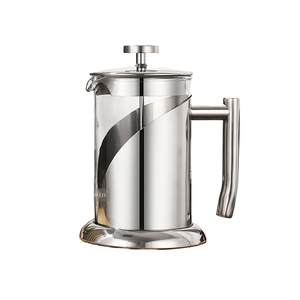Offre Spéciale : Cafetière à piston en acier inoxydable à double paroi isolée, incassable et facile à nettoyer, idéale pour le thé - Product Image 1