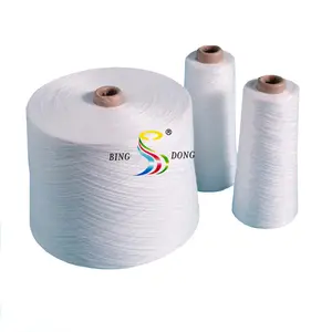 NE 30/1 30/2 30/3 đếm 100% sợi polyester nguyên chất để may