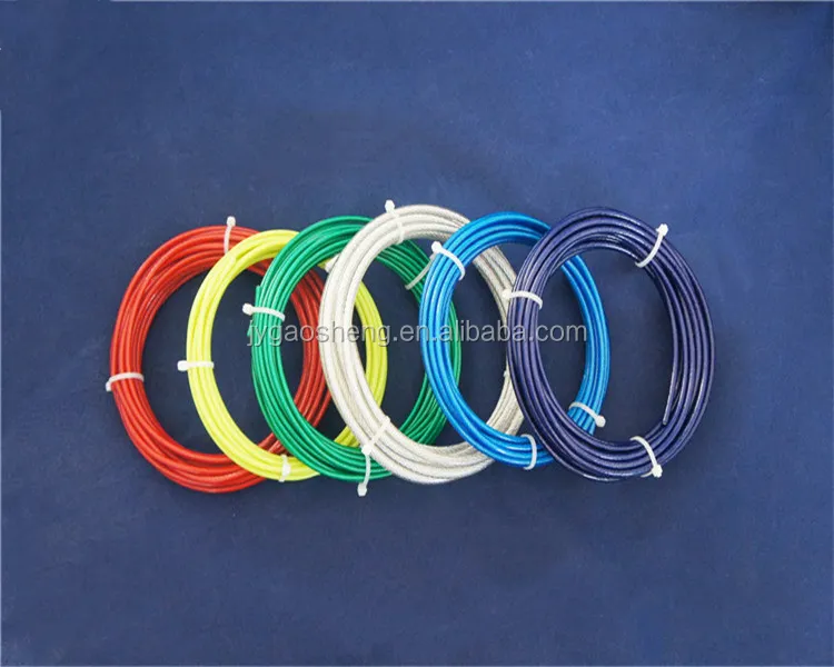 Resistance Plastic covered Steel Cable PVC Coated Galvanized Steel Wire Rope