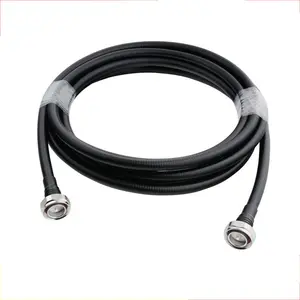 Câble de raccordement OEM Low PIM L29 DIN mâle vers DIN mâle 50-9 RRU Câble d'alimentation ultra flexible 7/16 RF Pigtail Assembly Cable