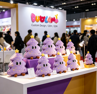 Peluche personnalisée en forme de sapin de Noël, jouet en peluche doux pour cadeau de Noël, décoration de la maison, peluche sapin de Noël