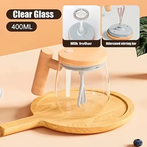 Taza Eléctrica Autoagitadora Hecha de Vidrio de Borosilicato de Alta Calidad, Mezcla Café con un Motor Potente - Product Image 2