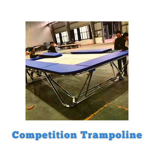<span class=keywords><strong>Trampoline</strong></span> de <span class=keywords><strong>compétition</strong></span> de <span class=keywords><strong>gymnastique</strong></span> 5m x 3m, super <span class=keywords><strong>trampoline</strong></span> pour entraînement professionnel avec pont d'extrémité - Product Image 4