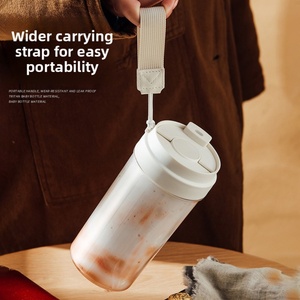 Tritan Straw Type Large Capacity Leak-Proof Portable Water <b>Bottle</b> Coffee Mug Outdoor Sports Hydration <b>Flask</b> Car-Mounted - Product Image 1