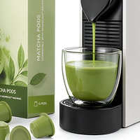 Capsules de Matcha de qualité cérémonielle 6A, extrait de thé vert, sans sucre, Matcha Latte, 10 pièces/boîte