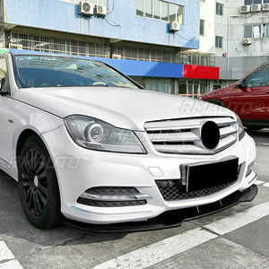 Kit carrosserie pour Mercedes Benz Classe C W204 2011-2014, spoiler de pare-chocs avant, lèvre de pare-chocs avant, diffuseur de pare-chocs avant, accessoires de voiture - Product Image 4