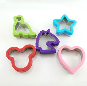 4 ensembles/paquets de moules multi-formes en acier inoxydable 304 de qualité alimentaire pour toasts/légumes/biscuits/gâteaux/sandwichs - Product Image 6