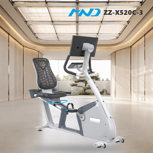 Bicicleta Ergométrica Reclinada com Tela de Sincronização e Estabilidade Dinâmica, Equipamento de Cardio MND Fitness para Estúdios na Nova York, Baixa Manutenção - Product Image 1