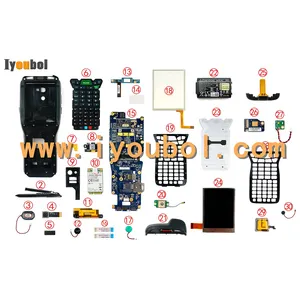 Honeywell Dolphin 9900 99EX 99GX repair spare parts include lcd module motherboard, screen, cable, cover, battery, keyboard