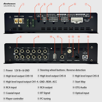 Nouvel Amplificateur de Voiture 2025 Haute Puissance Classe AB Classe D avec Égaliseur 31 Bandes ADI 192Khz 10 Canaux et Processeur Audio DSP