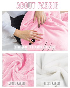 Thời trang mới OEM Trung Quốc bán buôn bốn mùa cắm trại 100% polyester cá mập trùm đầu chăn cho ngoài trời - Product Image 3