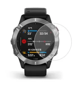 टेम्पर्ड ग्लास स्क्रीन रक्षक के लिए Garmin वृत्ति 2 2 एस Fenix 3 घंटा FENIX 5 5 एस Fenix 6 6x प्रो 6 एस प्रो सौर स्क्रीन रक्षक