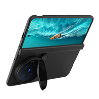 Étui de téléphone portable magnétique Nillkin Super Frosted Shiled Prop pour Vivo X Fold 6 avec protection de l'appareil photo et béquille