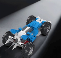 Ensemble de blocs de construction de voitures de course technologiques modernes pour enfants, 9 formes transformables, modèle de voiture à assembler soi-même, pour la course et l'ingénierie